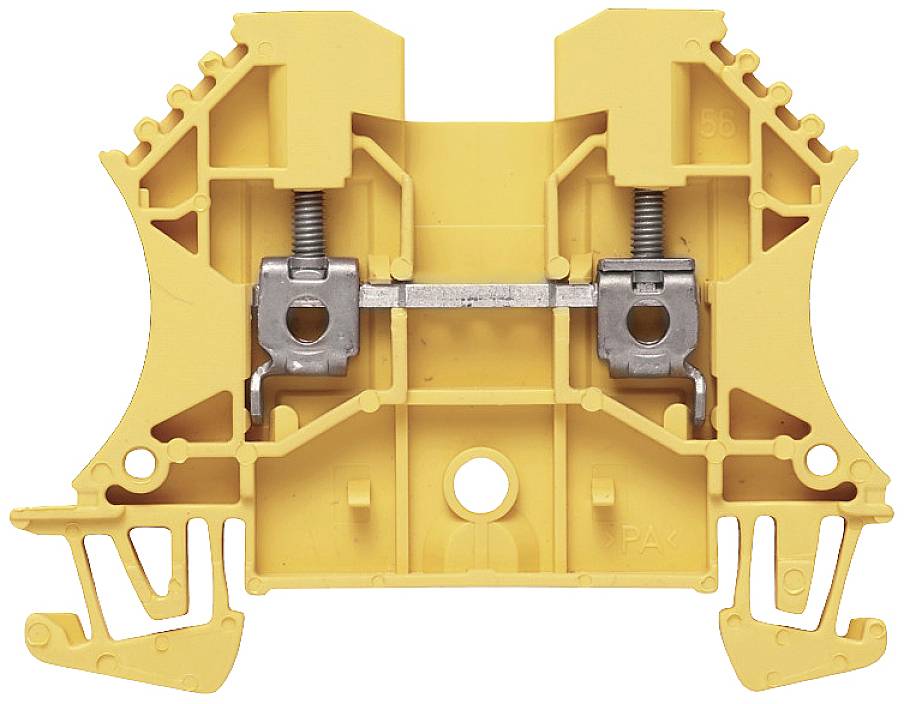 Weidmüller 2429520000 Durchgangsreihenklemme 5.10mm Schrauben Schwarz, Gelb 100St.