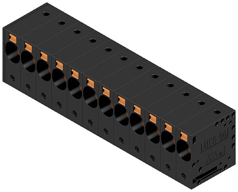 Weidmüller 2500550000 Federkraftklemmblock 16mm² Polzahl 12 Schwarz 10St.