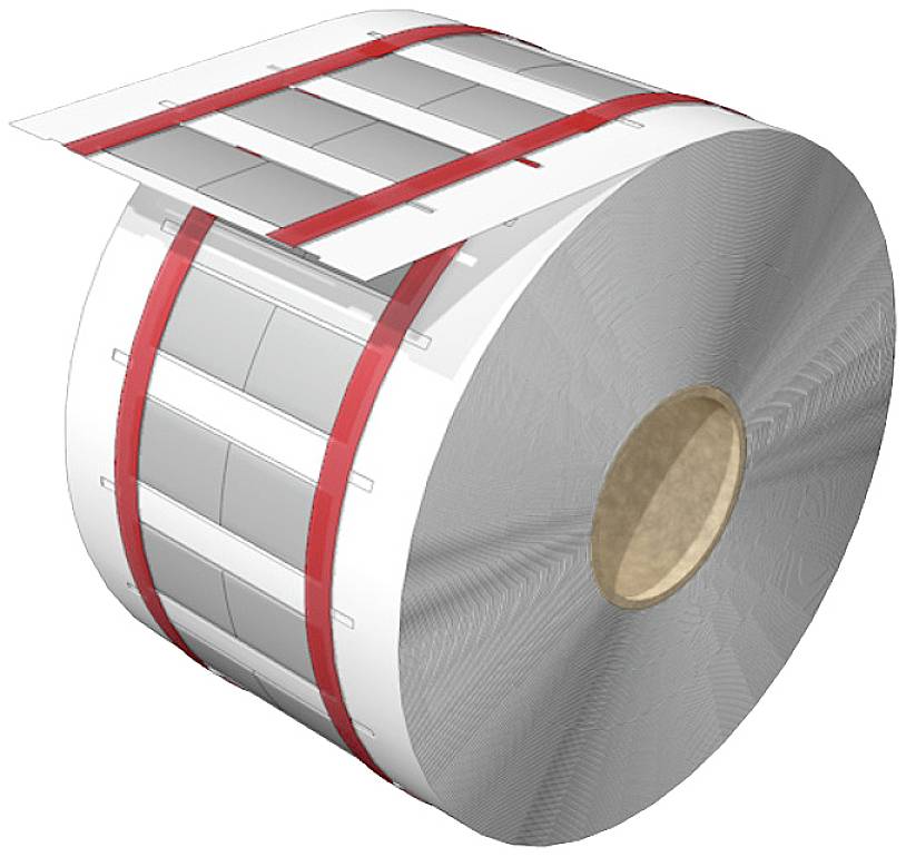 Weidmüller 2621640000 HS-FR 4.8-9.5/25MM W Gerätemarkierung Beschriftungsfläche: 24.9 x 15.1mm Weiß Anzahl Markierer: 1000 1000St.
