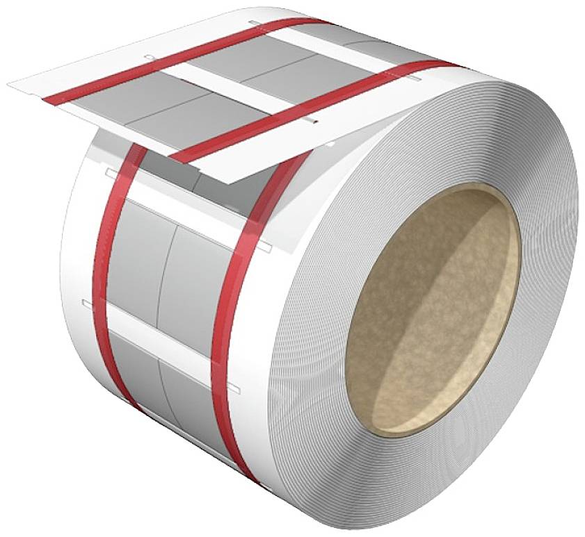 Weidmüller 2437750000 HS 6.4-19.1/25MM W Kabelmarkierungssystem Weiß Anzahl Markierer: 800 800St.