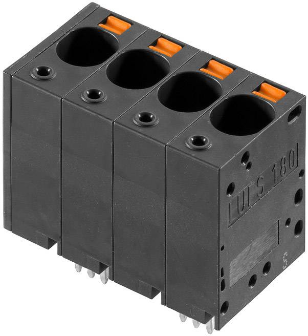 Weidmüller 2492130000 Federkraftklemmblock 16mm² Polzahl 4 Schwarz 30St.