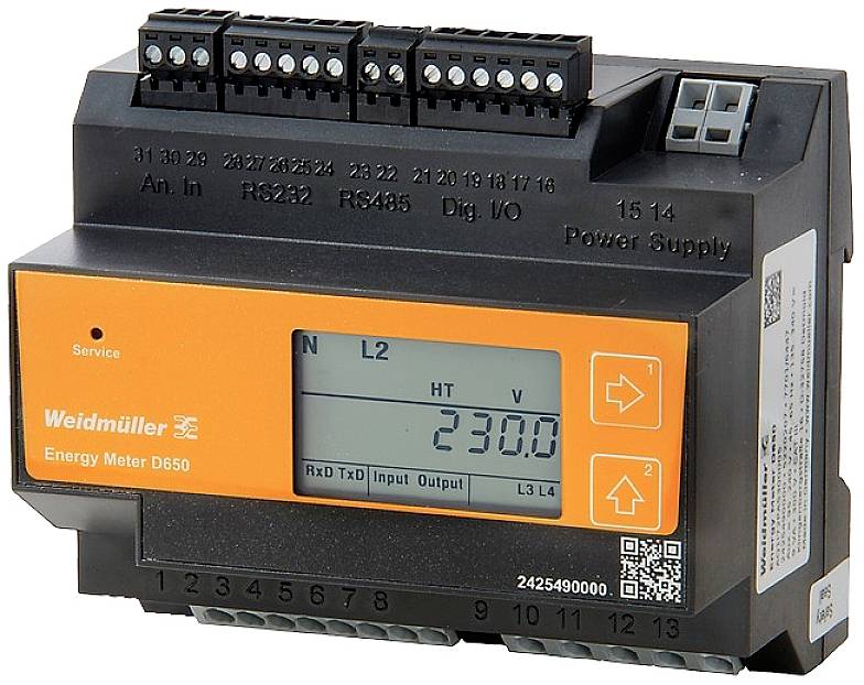 Weidmüller ENERGY METER D650 Digitales Einbaumessgerät