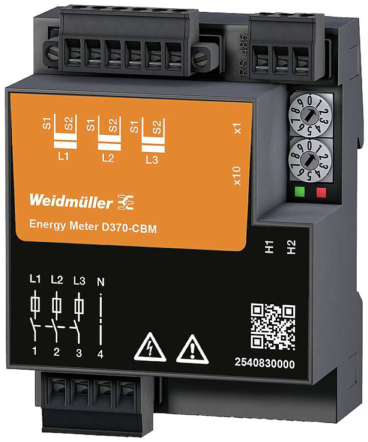 Weidmüller ENERGY METER D370-CBM Digitales Einbaumessgerät