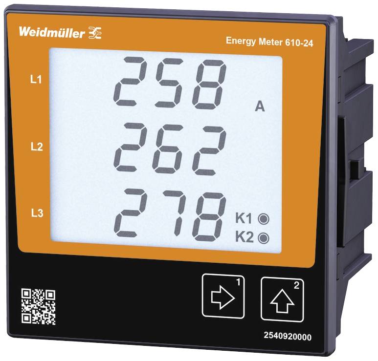 Weidmüller ENERGY METER 610-24 Digitales Einbaumessgerät