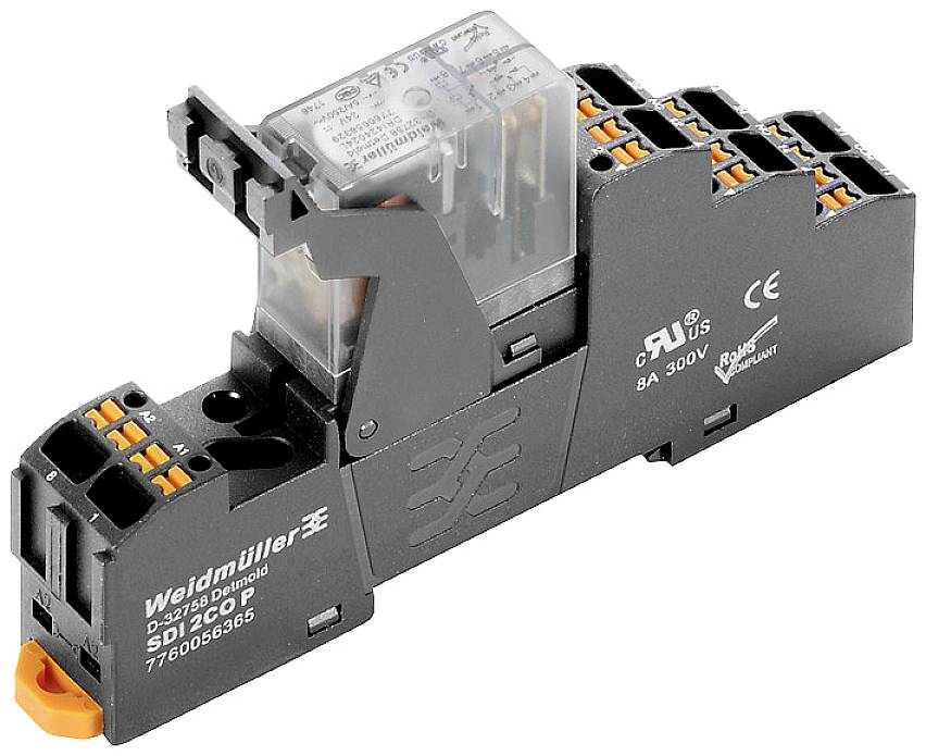 Weidmüller DRIKITP 24VAC 2CO LD Relaisbaustein Nennspannung: 24 V/AC Schaltstrom (max.): 5A 2 Wechsler 10St.