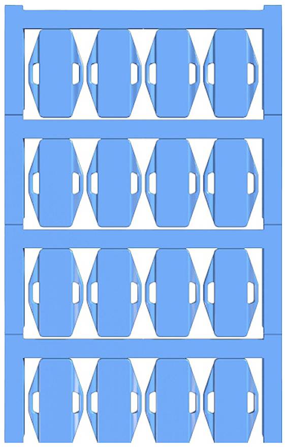 Weidmüller 2602720000 SFX-DT 9/24 MC NE BL Kabelmarkierungssystem Beschriftungsfläche: 9 x 23.9mm Blau Anzahl Markierer: 160