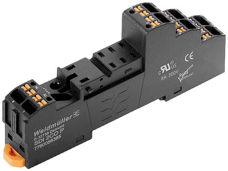 Weidmüller SDI 2CO P Relaissockel (B x H) 15.9mm x 102.1mm 20St.