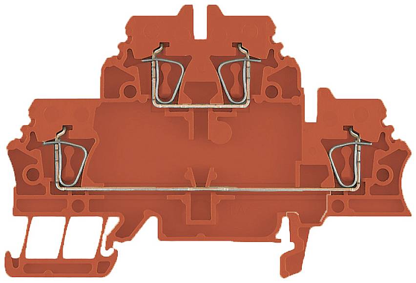 Weidmüller 1058670000 Durchgangsreihenklemme 5.10mm Zugfeder Rot 50St.