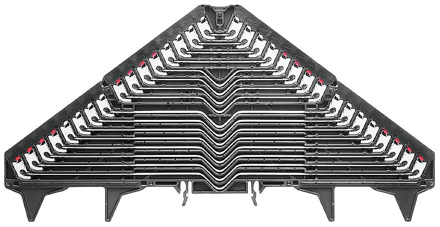Weidmüller 1173650000 Rangierverteiler 9.20mm Push-In-Klemme Schwarz 20St.