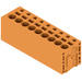 Weidmüller 1331510000 Federkraftklemmblock 2.5 mm² Polzahl (num) 9 Orange 30 St.