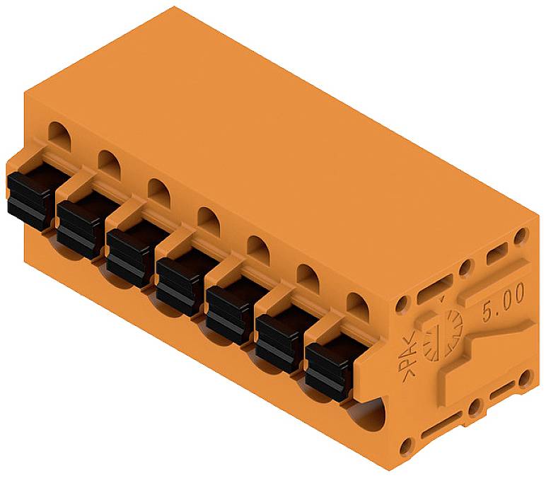 Weidmüller 1331750000 Schraubklemmblock 2.5mm² Polzahl 7 Orange 40St.