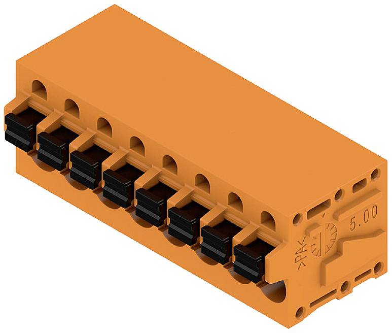 Weidmüller 1331770000 Schraubklemmblock 2.5 mm² Polzahl 8 Orange 35 St.