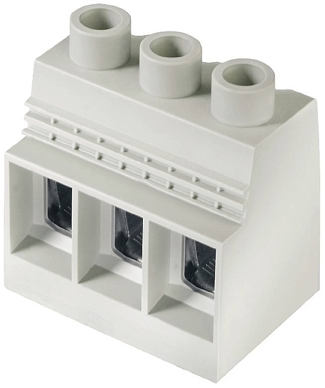 Weidmüller 1386580000 Schraubklemmblock 35mm² Polzahl 7 Kiesel-Grau 12St.