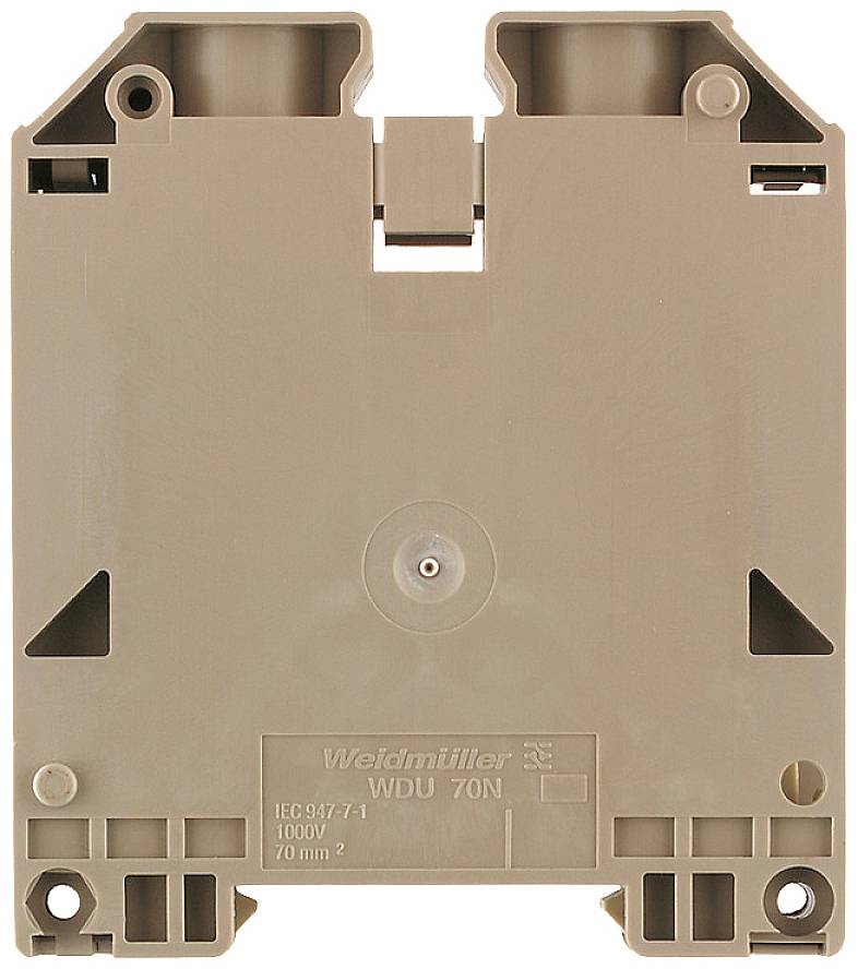 Weidmüller 1393420000 Durchgangsreihenklemme 20.50mm Schrauben Beige 10St.