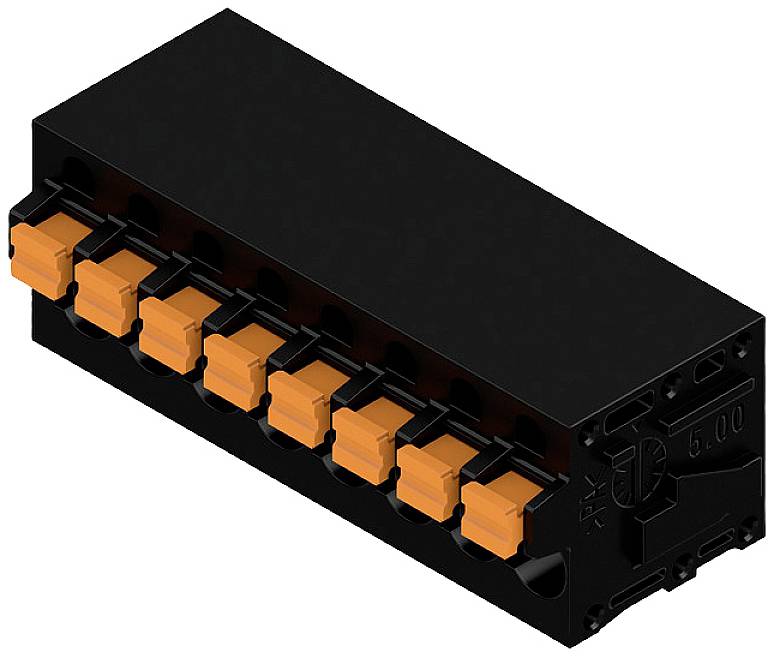 Weidmüller 1424830000 Schraubklemmblock 2.5mm² Polzahl 8 Schwarz 35St.