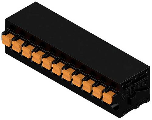 Weidmüller 1424870000 Schraubklemmblock 2.5 mm² Polzahl 11 Schwarz 25 St.