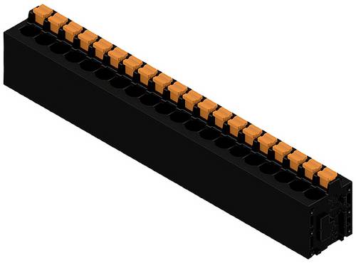 Weidmüller 1425230000 Federkraftklemmblock 2.5 mm² Polzahl 20 Schwarz 15 St.