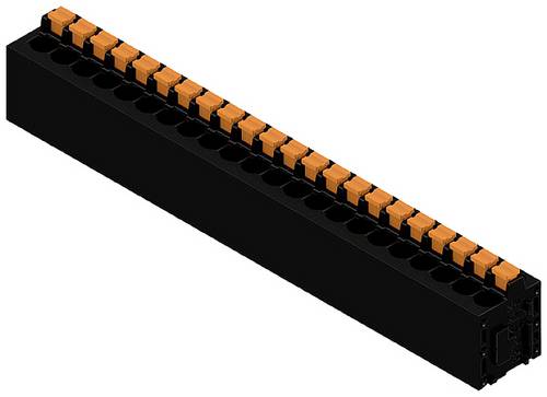 Weidmüller 1425250000 Schraubklemmblock 2.5 mm² Polzahl 22 Schwarz 10 St.