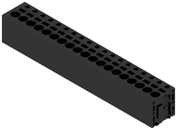 Weidmüller 1425730000 Federkraftklemmblock 2.5mm² Polzahl 19 Schwarz 15St.