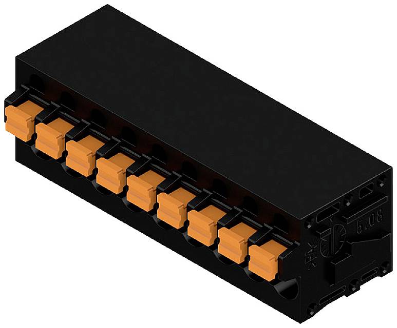 Weidmüller 1425880000 Schraubklemmblock 2.5mm² Polzahl 9 Schwarz 30St.