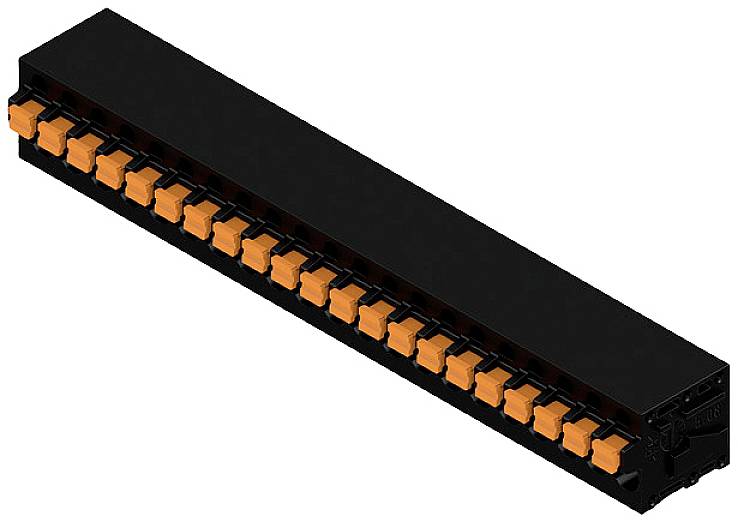 Weidmüller 1426020000 Federkraftklemmblock 2.5mm² Polzahl 21 Schwarz 10St.