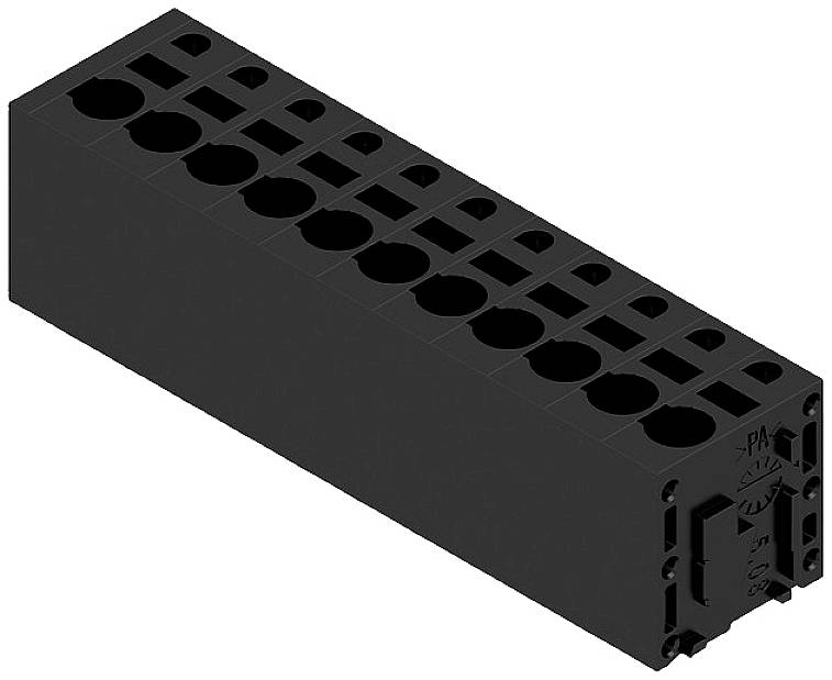 Weidmüller 1426670000 Schraubklemmblock 2.5mm² Polzahl 11 Schwarz 25St.