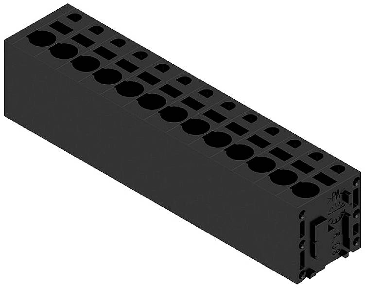 Weidmüller 1426690000 Schraubklemmblock 2.5mm² Polzahl 13 Schwarz 20St.