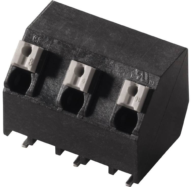 Weidmüller 1473900000 Schraubklemmblock 1.5mm² Polzahl 3 Schwarz 210St.
