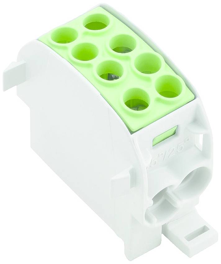Weidmüller 1561670000 Verteilerblock Schrauben Grün 5St.