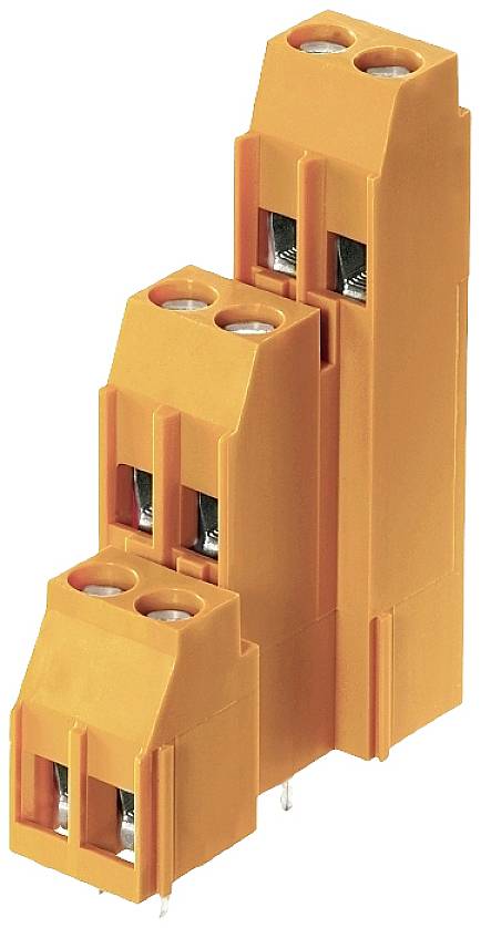 Weidmüller 1934340000 Schraubklemmblock 4mm² Polzahl 6 Orange 50St.