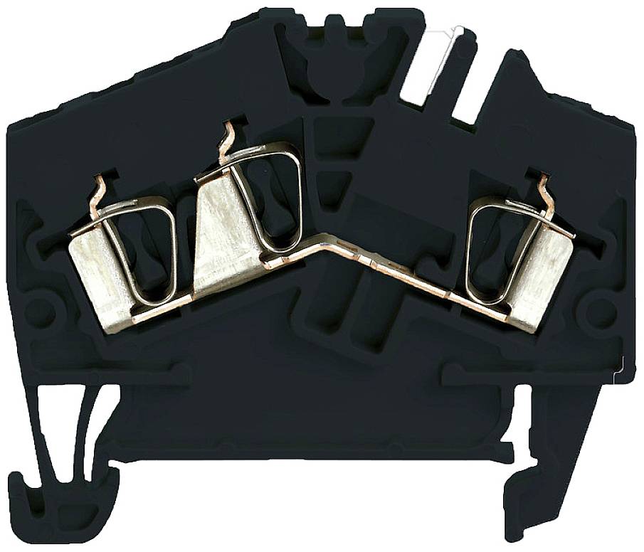 Weidmüller 1946210000 Durchgangsreihenklemme 5.10mm Zugfeder Schwarz 100St.