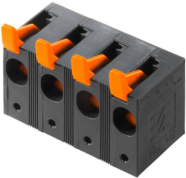 Weidmüller 2491950000 Schraubklemmblock 16mm² Polzahl 8 Schwarz 10St.