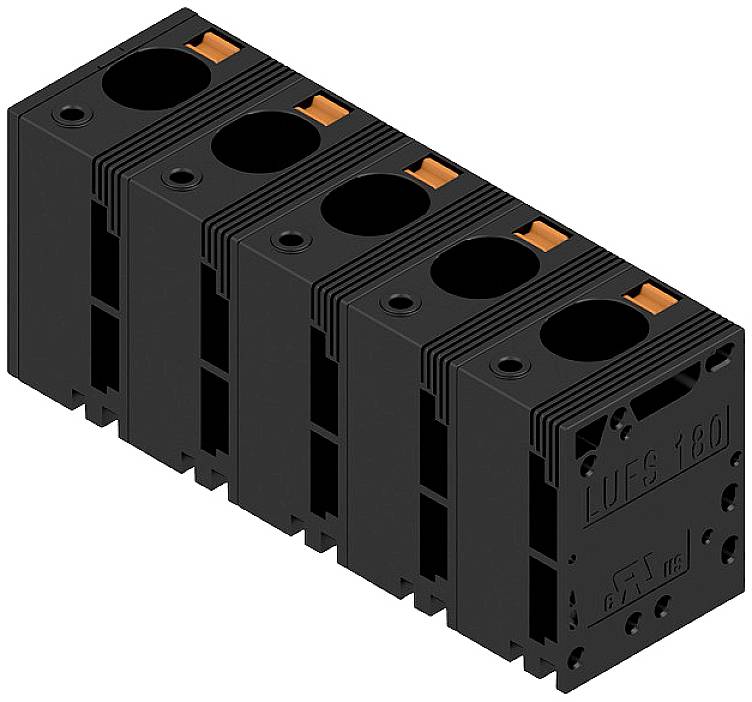 Weidmüller 2492240000 Federkraftklemmblock 16 mm² Polzahl 5 Schwarz 20 St.