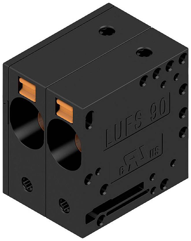 Weidmüller 2499430000 Federkraftklemmblock 16mm² Polzahl 2 Schwarz 40St.