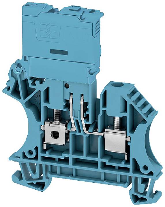 Weidmüller 2562010000 Sicherungsdurchführungsklemme 6.10mm Schrauben Blau 50St.