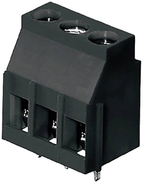 Weidmüller 2567150000 Schraubklemmblock 4mm² Polzahl 7 Schwarz 50St.