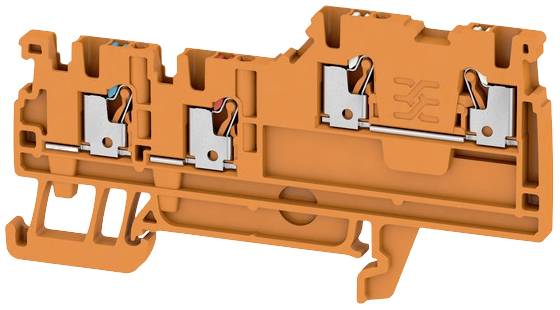 Weidmüller 2579610000 Durchgangsreihenklemme 3.50mm Push-In-Klemme Orange 100St.