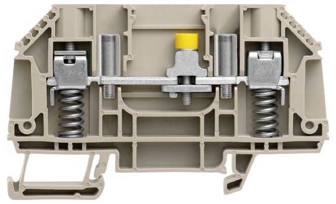 Weidmüller 2595900000 Prüftrenn-Reihenklemme Schrauben Dunkelbeige 1St.