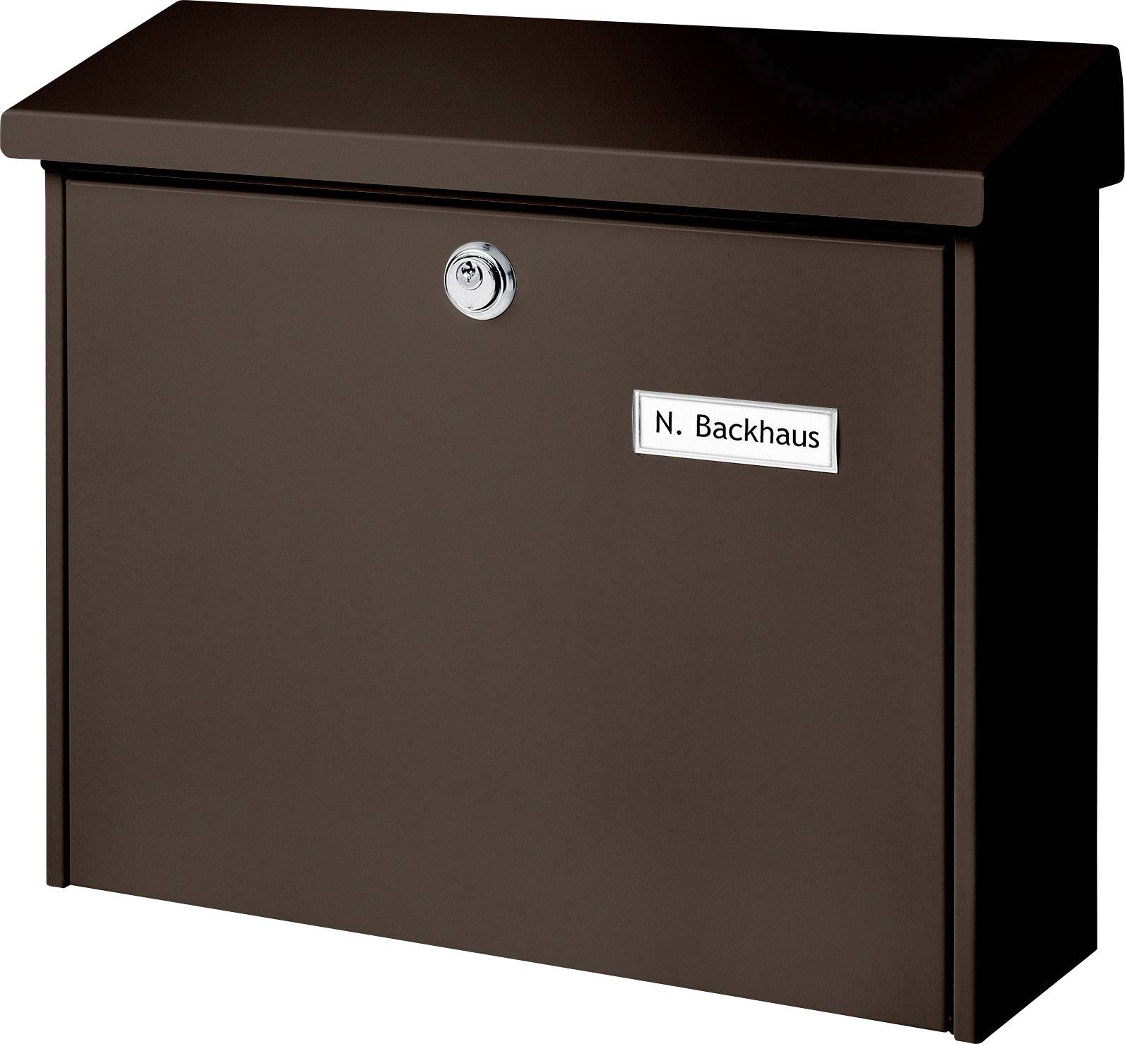Burg Wächter AMSTERDAM.867 BR Briefkasten Stahlblech Braun