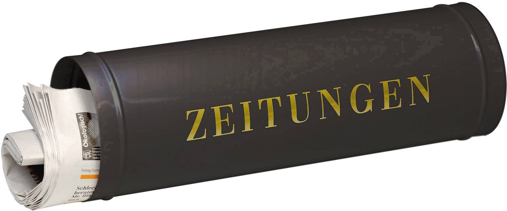 Burg Wächter 800 S Zeitungsrolle Stahlblech Schwarz