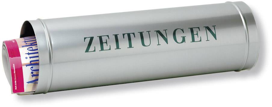 Burg Wächter 800 SI Zeitungsrolle Stahlblech Silber