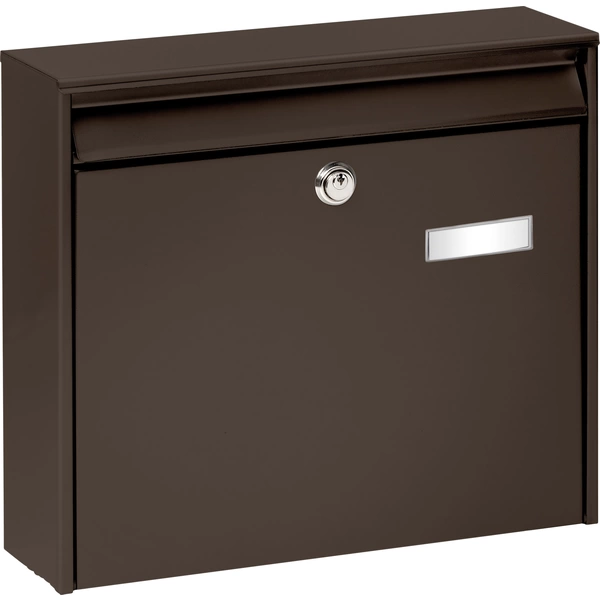 Burg Wächter POTSDAM 877 BR Briefkasten Stahlblech Braun Burg Wächter POTSDAM 877 BR Briefkasten Stahlblech Braun