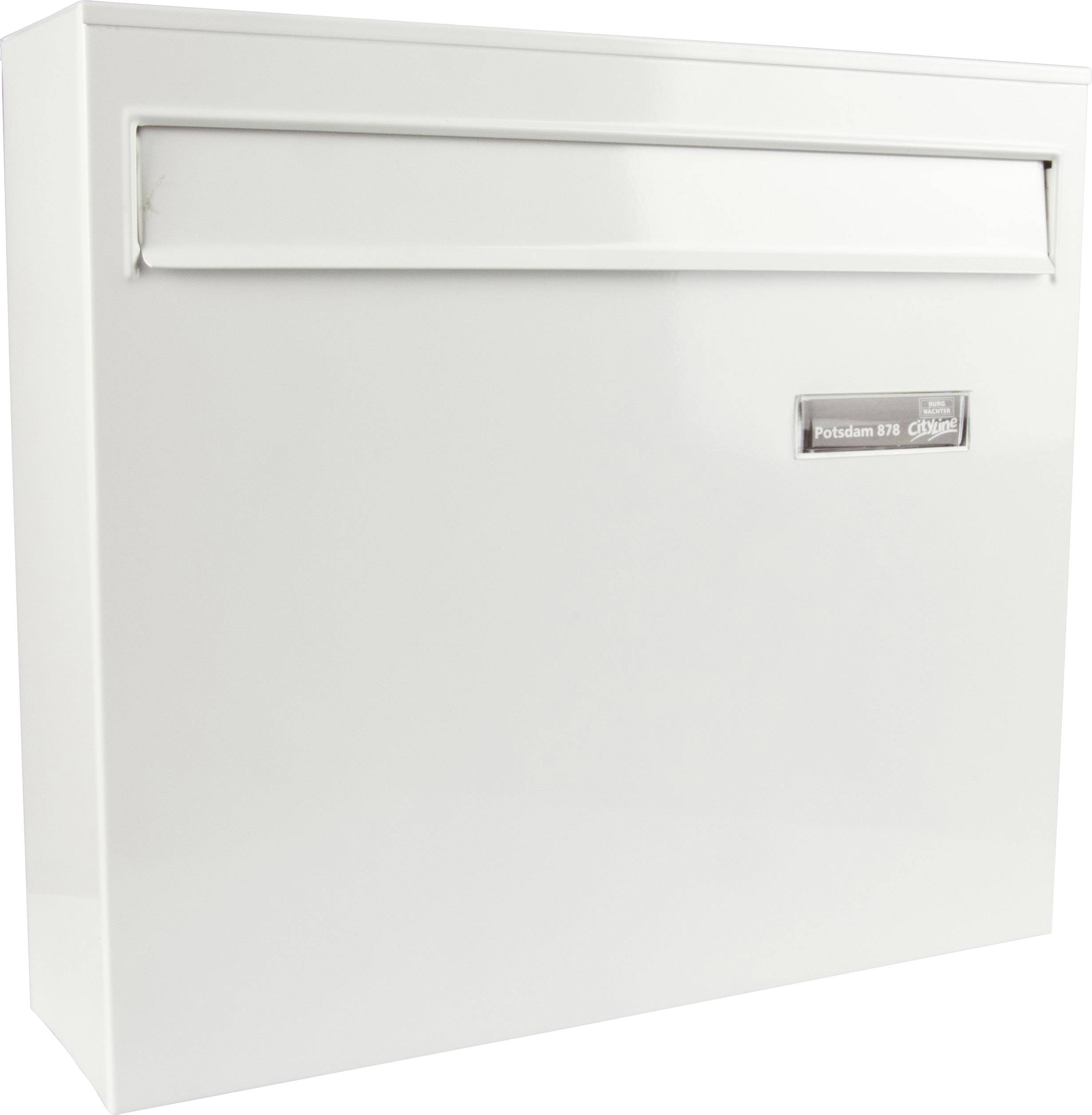 Burg Wächter POTSDAM 878W Briefkasten Stahlblech Weiß