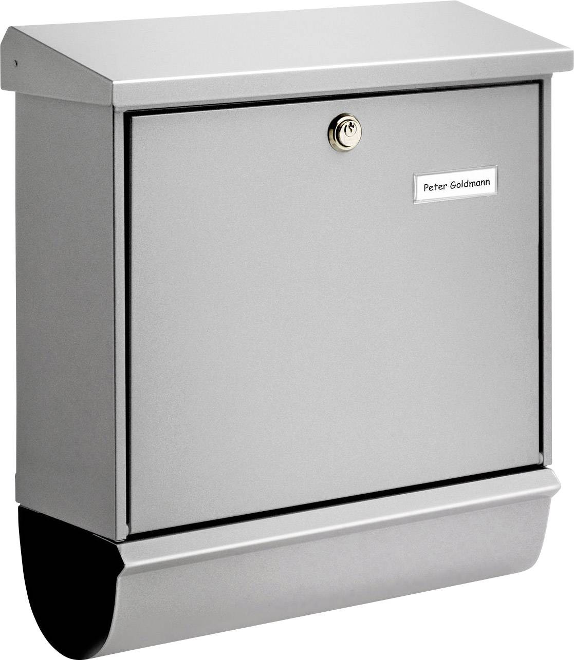 Burg Wächter COMFORT-Set 91300 SI Briefkasten Stahlblech Silber