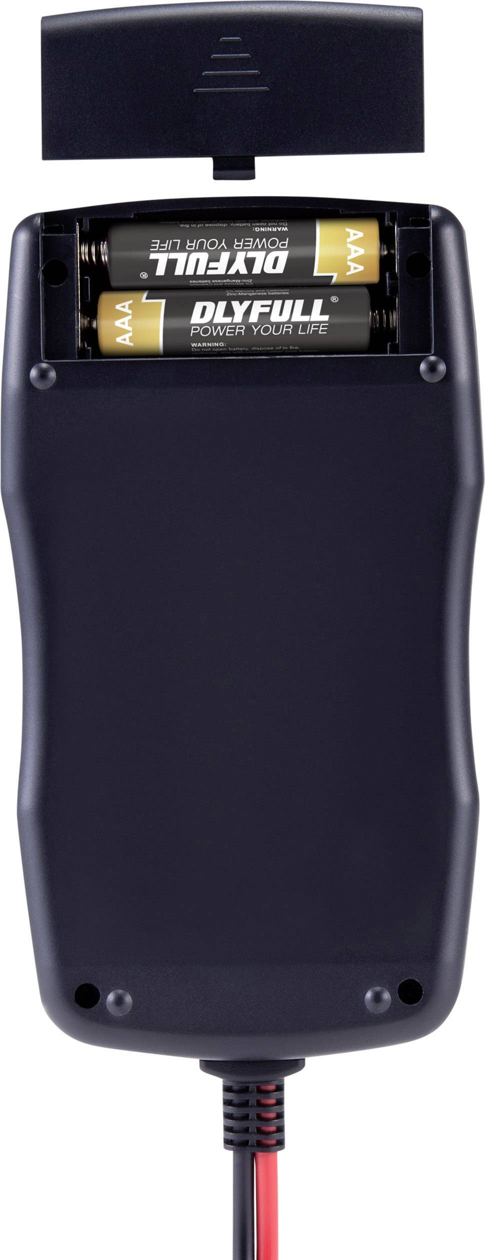 VOLTCRAFT Batterietester BT-501 Messbereich (Batterietester) 1,2 V, 1,5 V, 3 V, 6 V, 3,7 V, 9 V, 12V Batterie, Akku BT-501