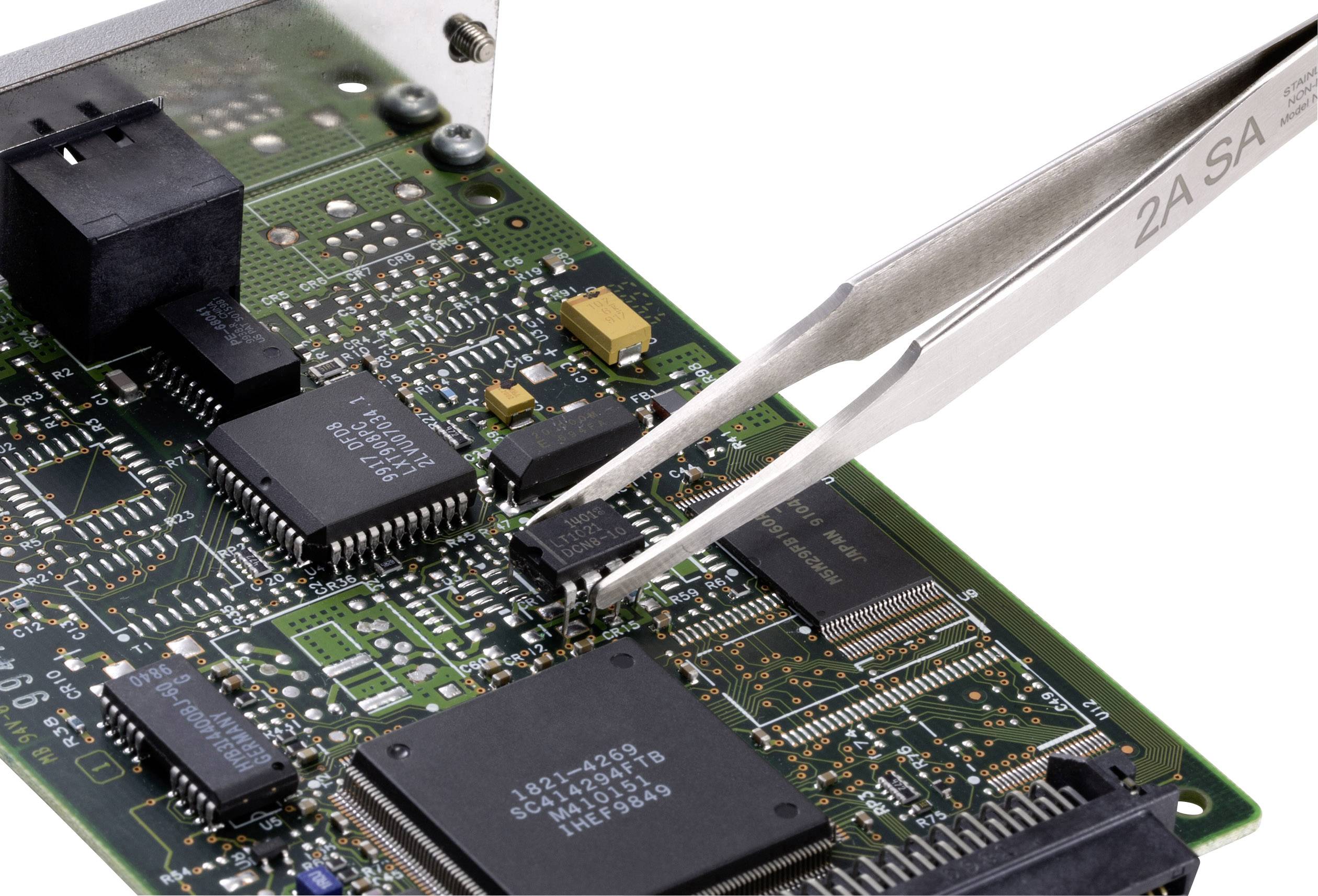 TOOLCRAFT TO-5861040 Präzisionspinzette 1 Stück 2a SA 120mm