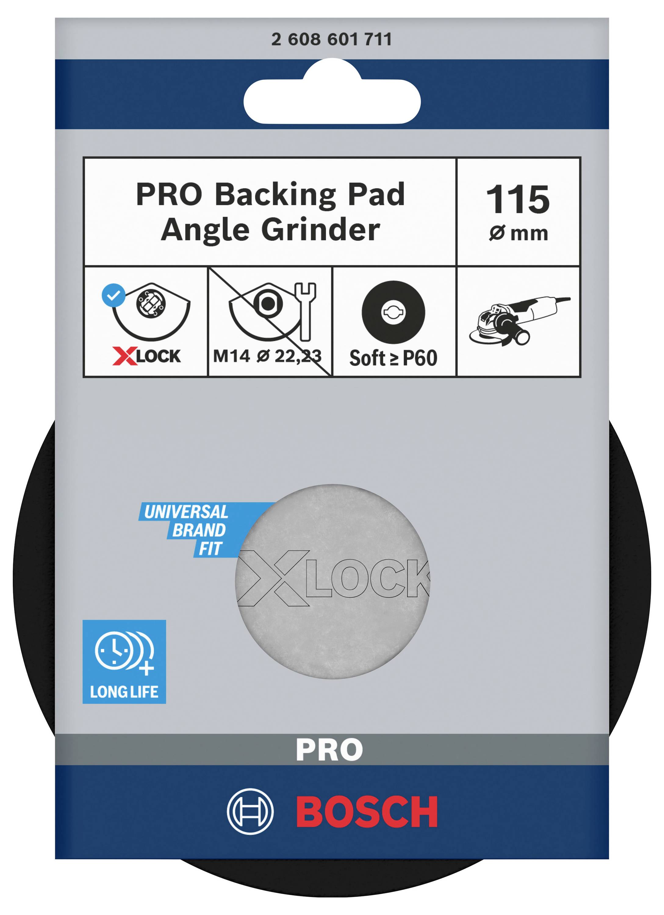 Bosch Accessories X-LOCK Stützteller, weich, 115mm 2608601711