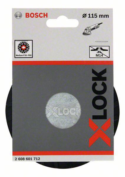 Bosch Accessories X-LOCK Stützteller, mittelhart, 115mm 2608601712