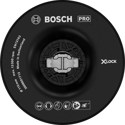 Bosch Accessories X-LOCK Stützteller, hart, 115 mm 2608601713