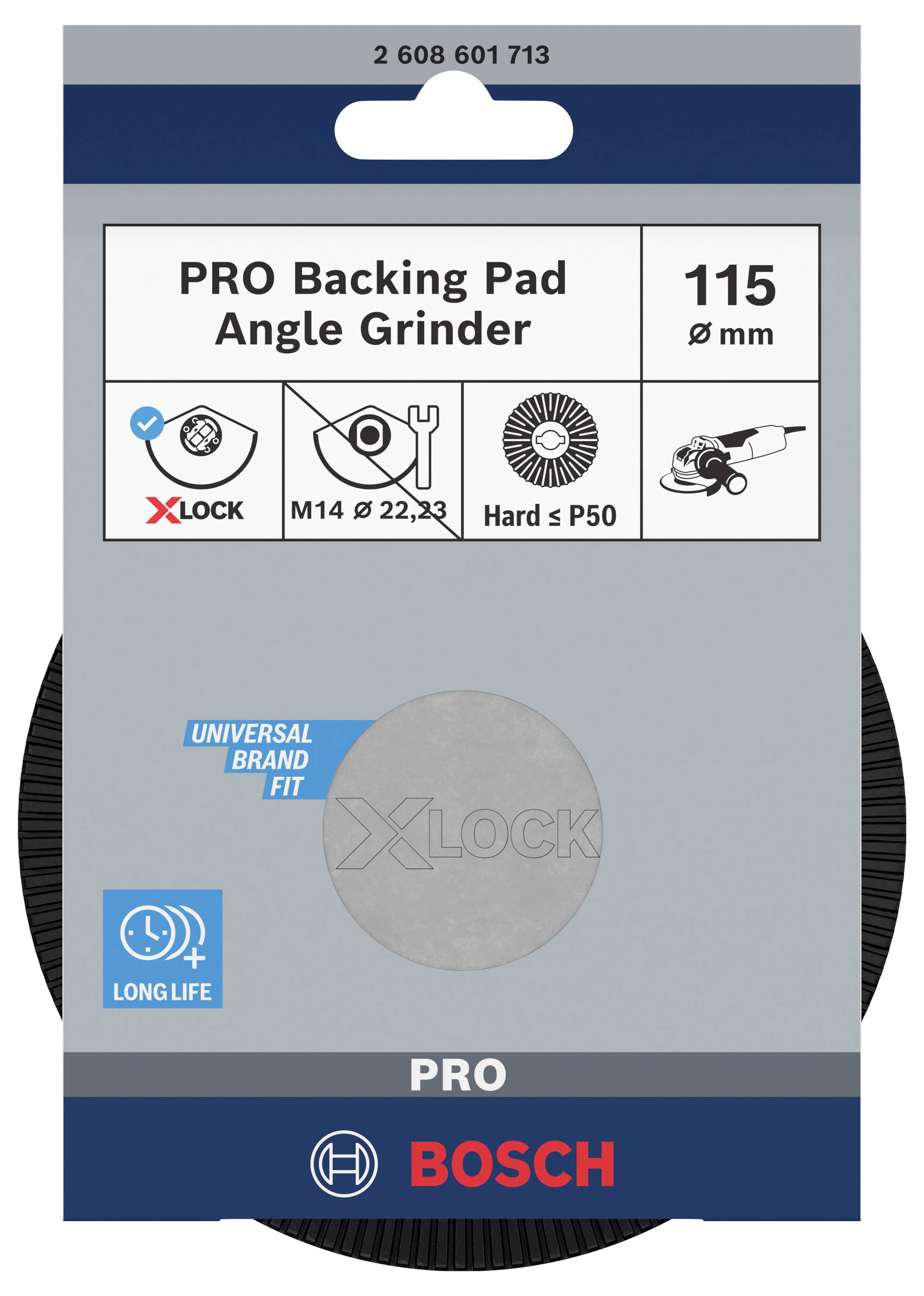 Bosch Accessories X-LOCK Stützteller, hart, 115mm 2608601713